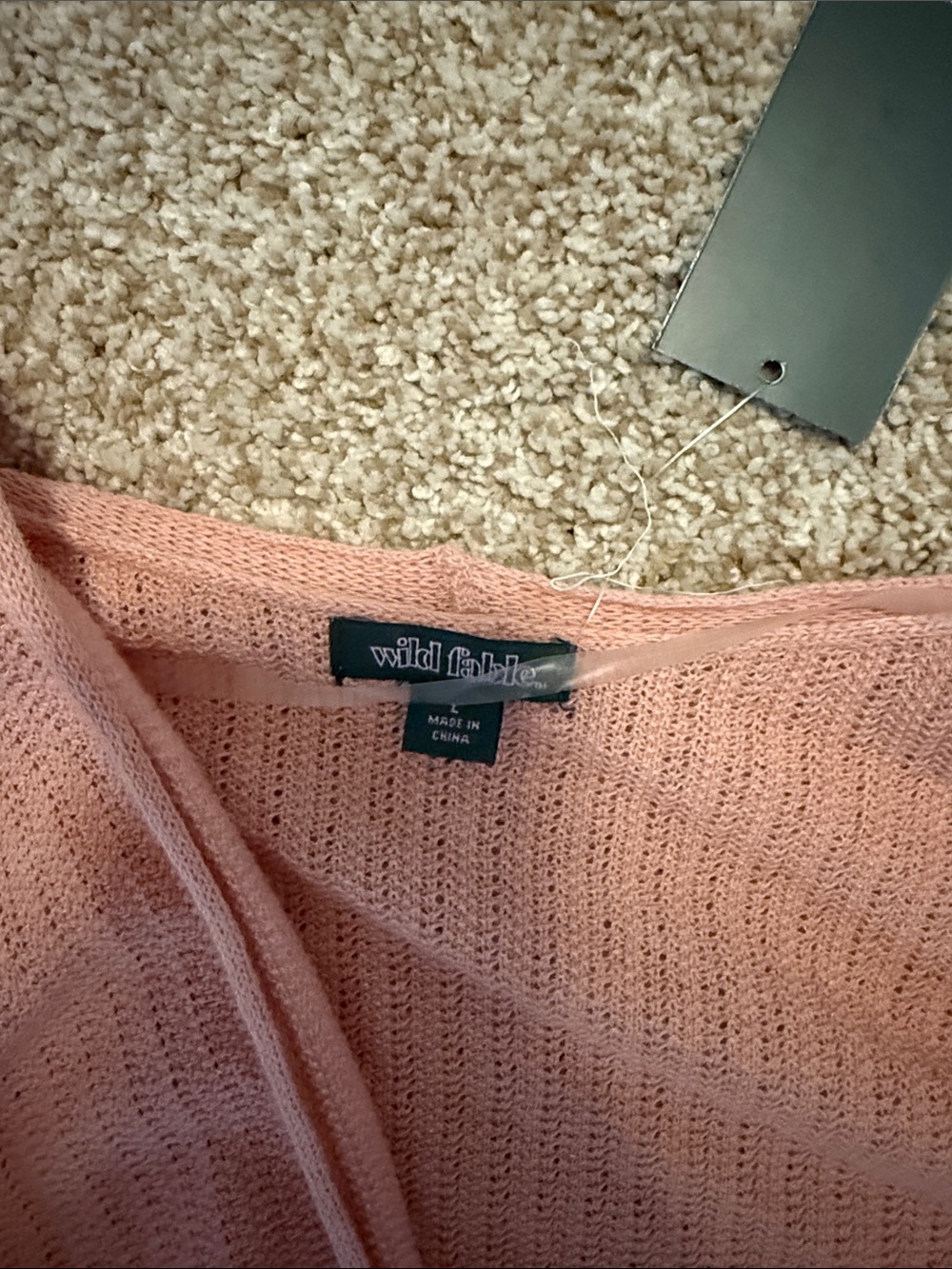 wild fable NWT❗️Dusty Pink Open-Front Knit Cardigan - Picture 2 of 5